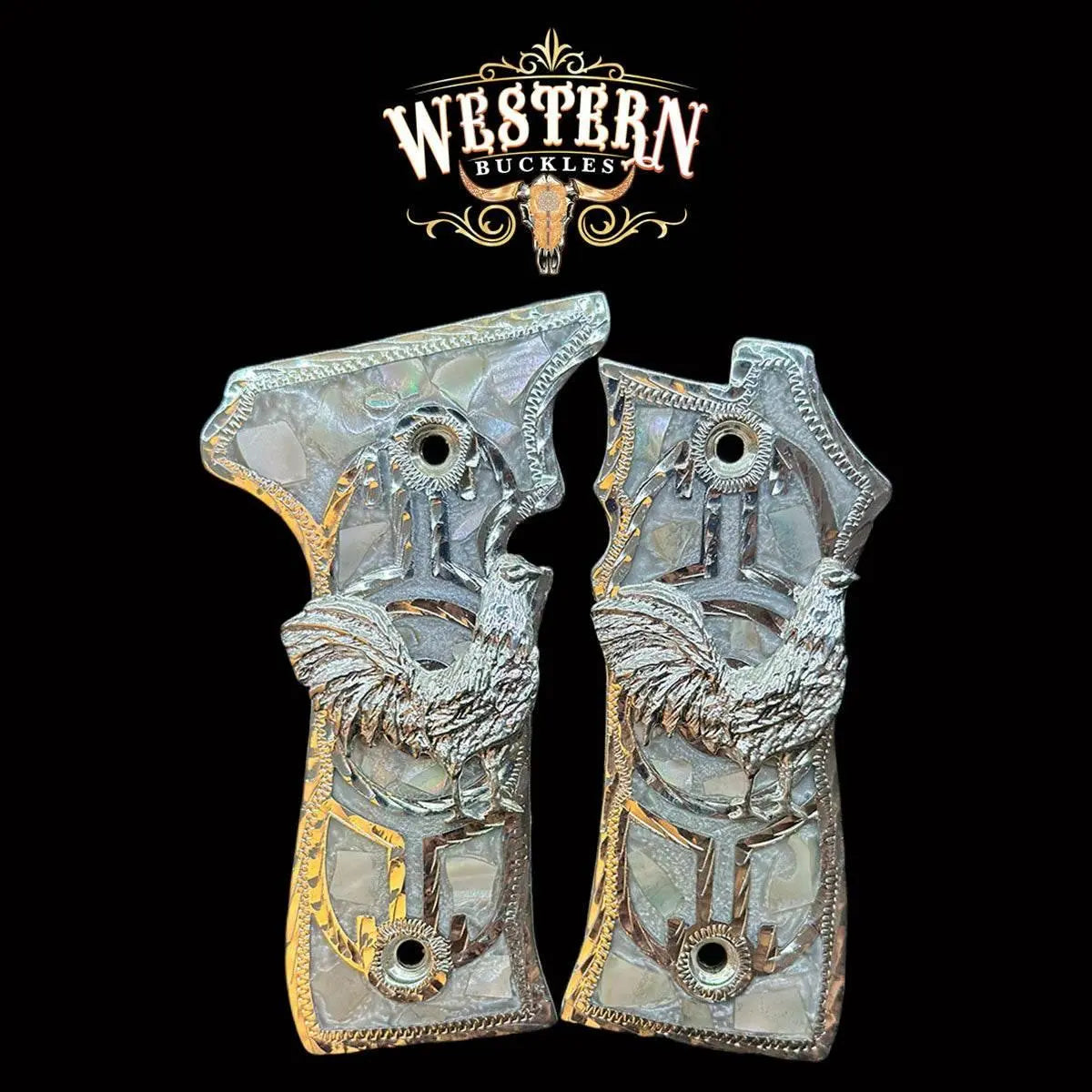 Llama .22 Grips - Western Buckles