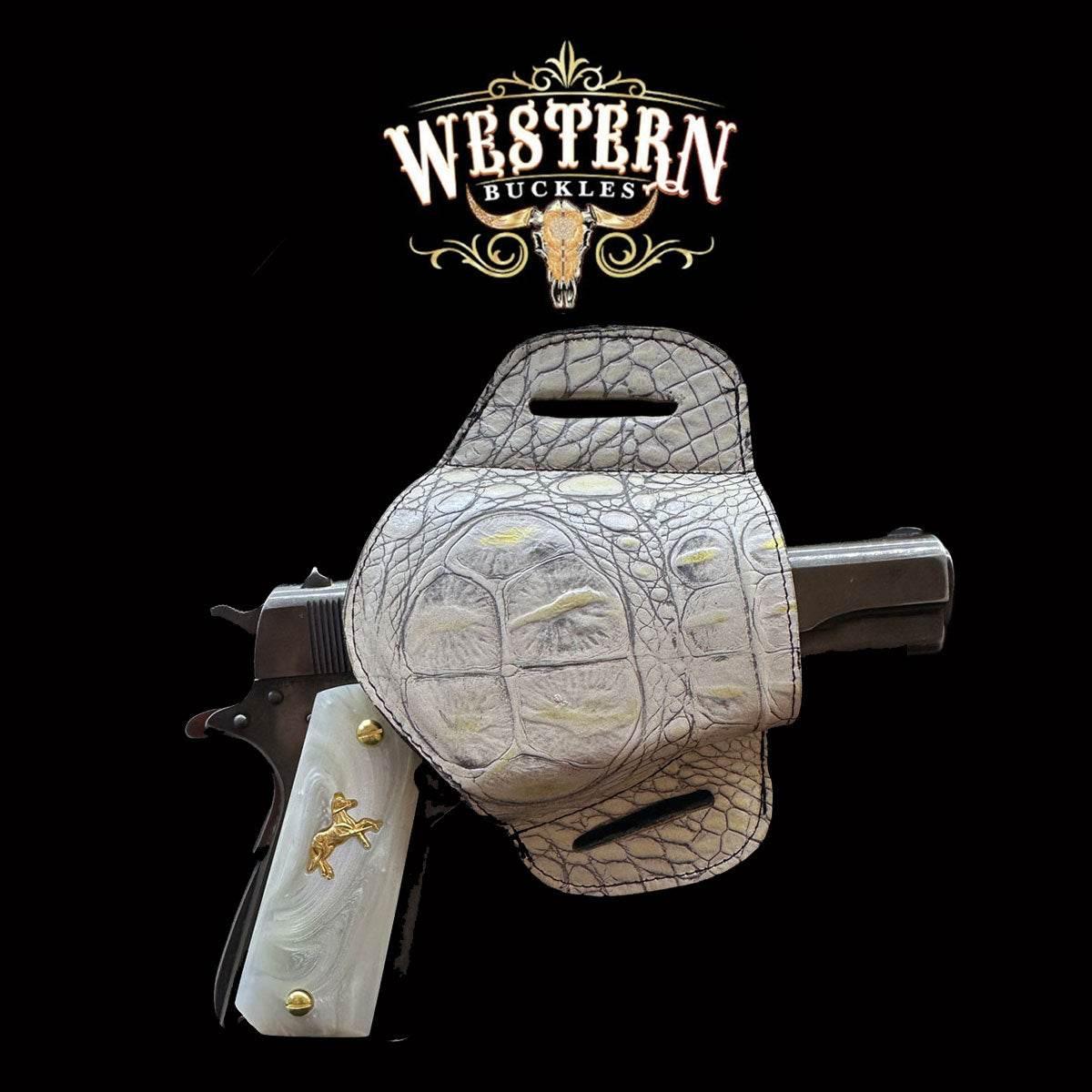 Gun Holster - Western Buckles