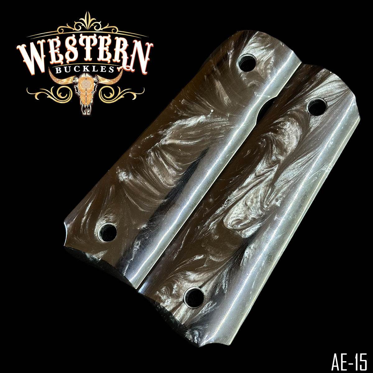 Cachas Colt 1911 Grips De Resina Negra V2 - Western Buckles