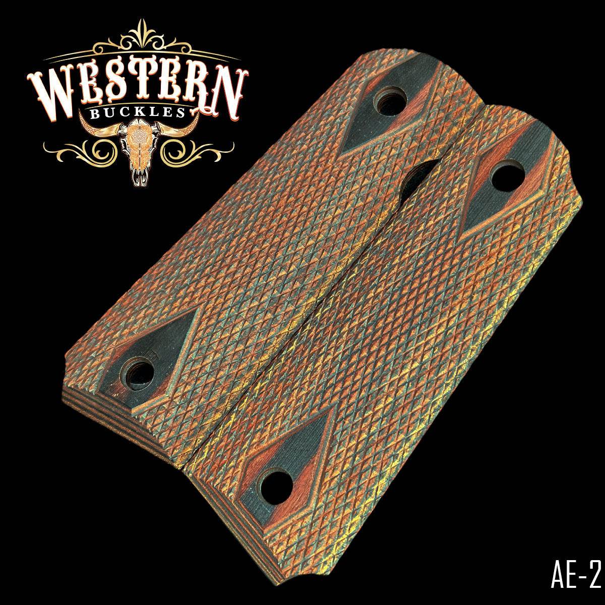Cachas Colt 1911 Grips De Madera - Western Buckles