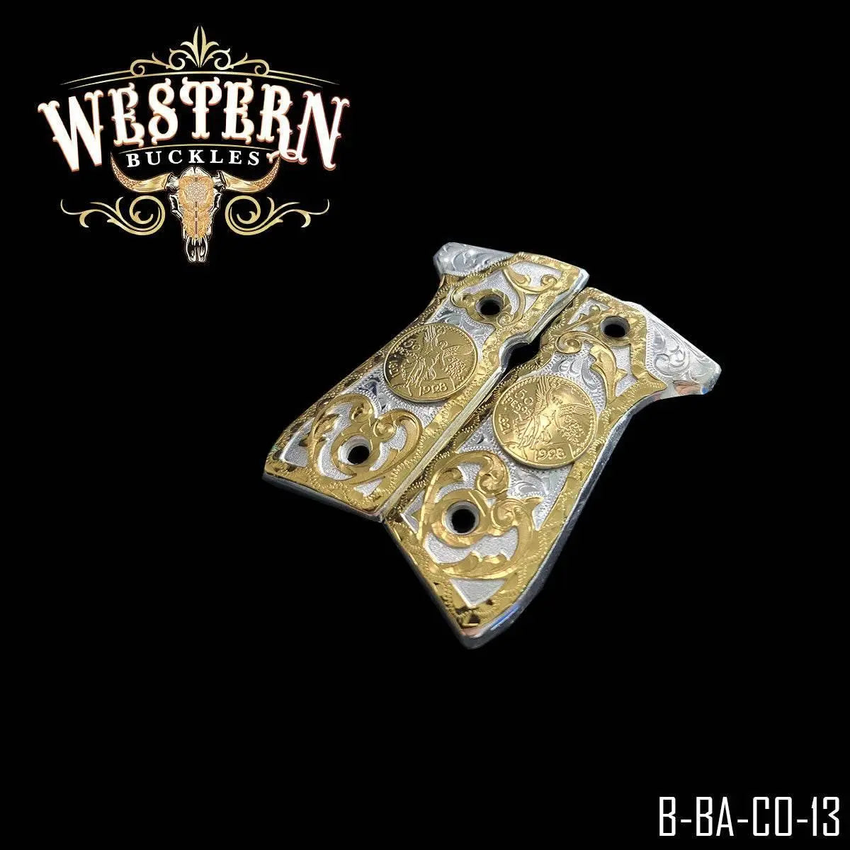 Cachas Beretta 92fs Grips Centenario Ramos - Western Buckles