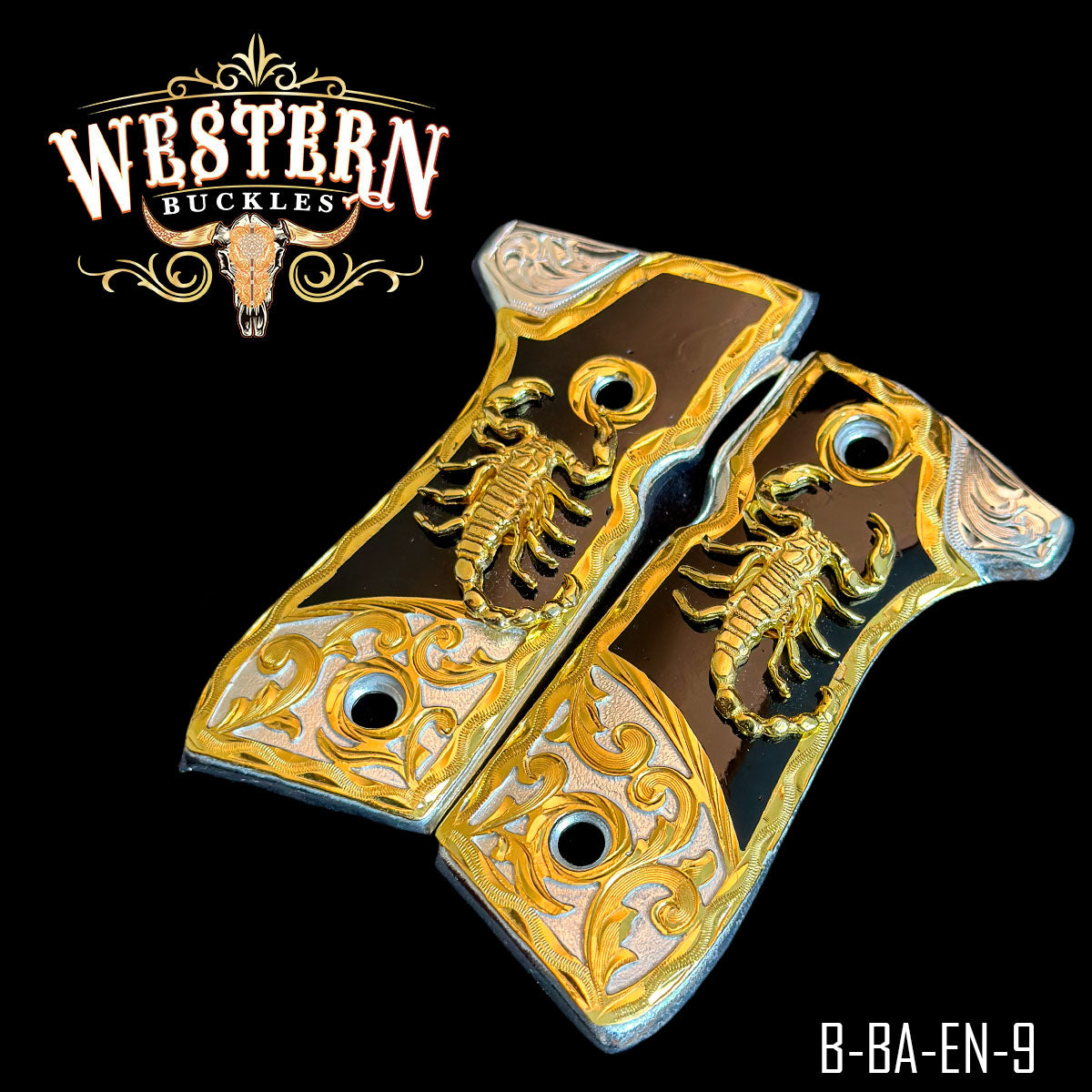 Cacha Beretta 92fs Aguila Escorpion Resina y Oro