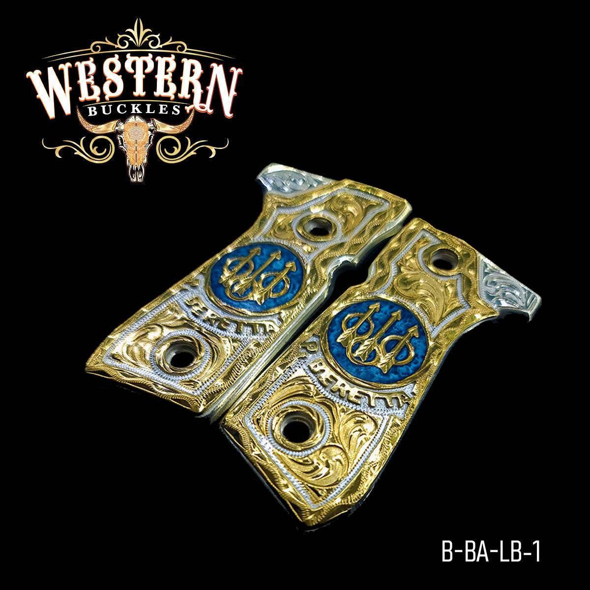 Cacha Beretta Logo Ramos y Resina - Western Buckles