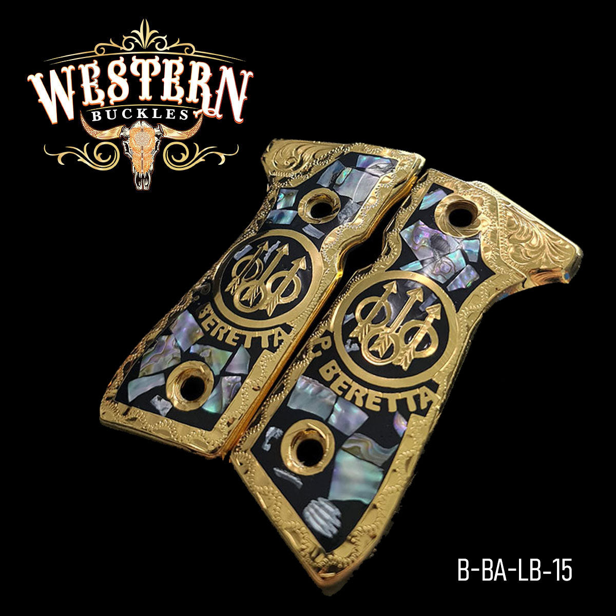 Cachas Beretta 92FS Grips Concha Nacar