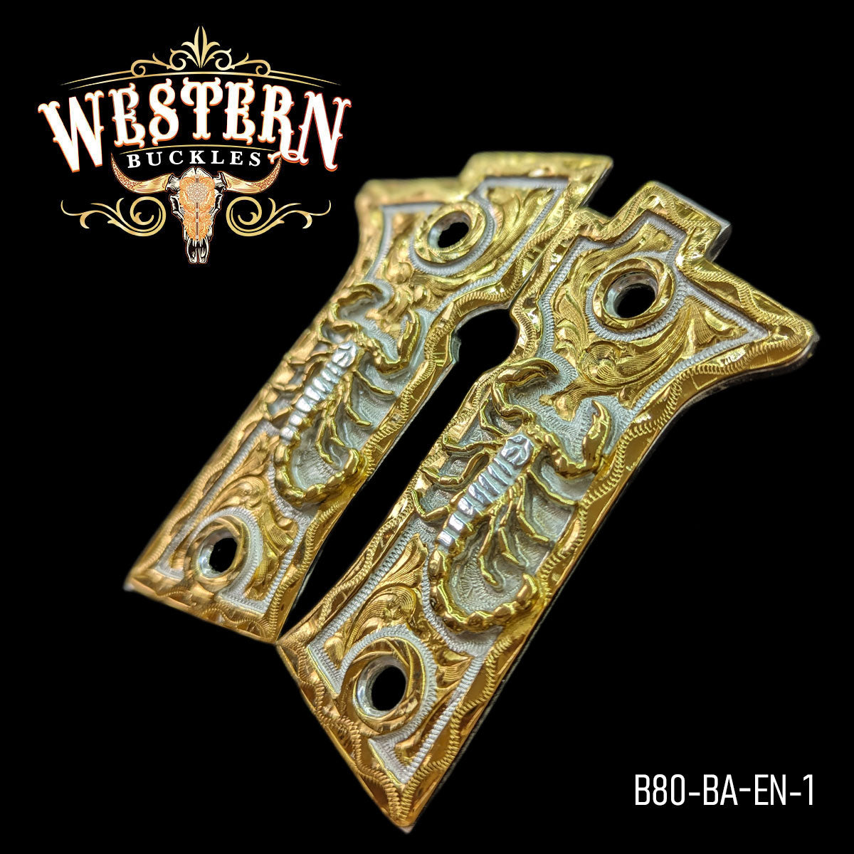 Cacha Beretta 80X Escorpion Dorado