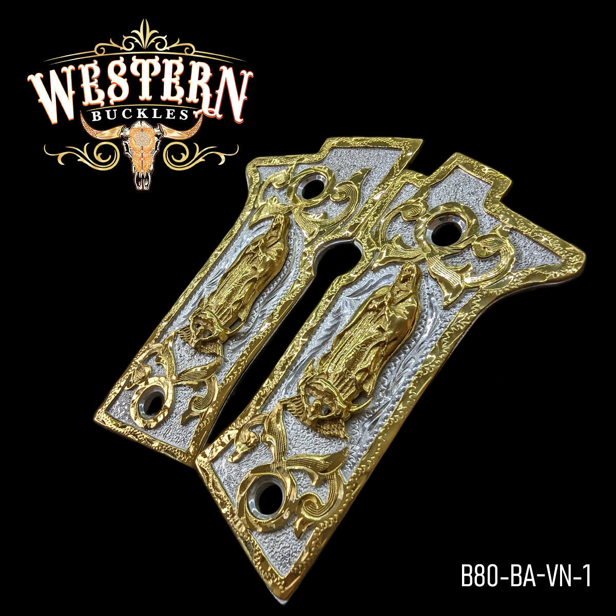 Cacha Beretta 80X Virgen Rameada Dorado