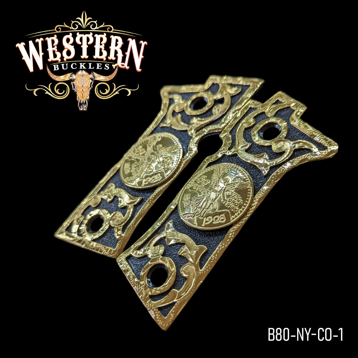 Cacha Beretta 80X Centenario Dorado y Niquel Negro