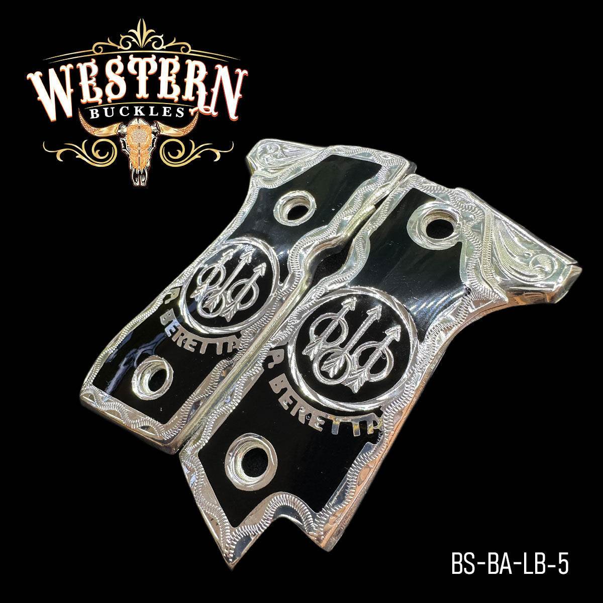 Cachas Beretta 92S Grips Logo Beretta Resina - Western Buckles