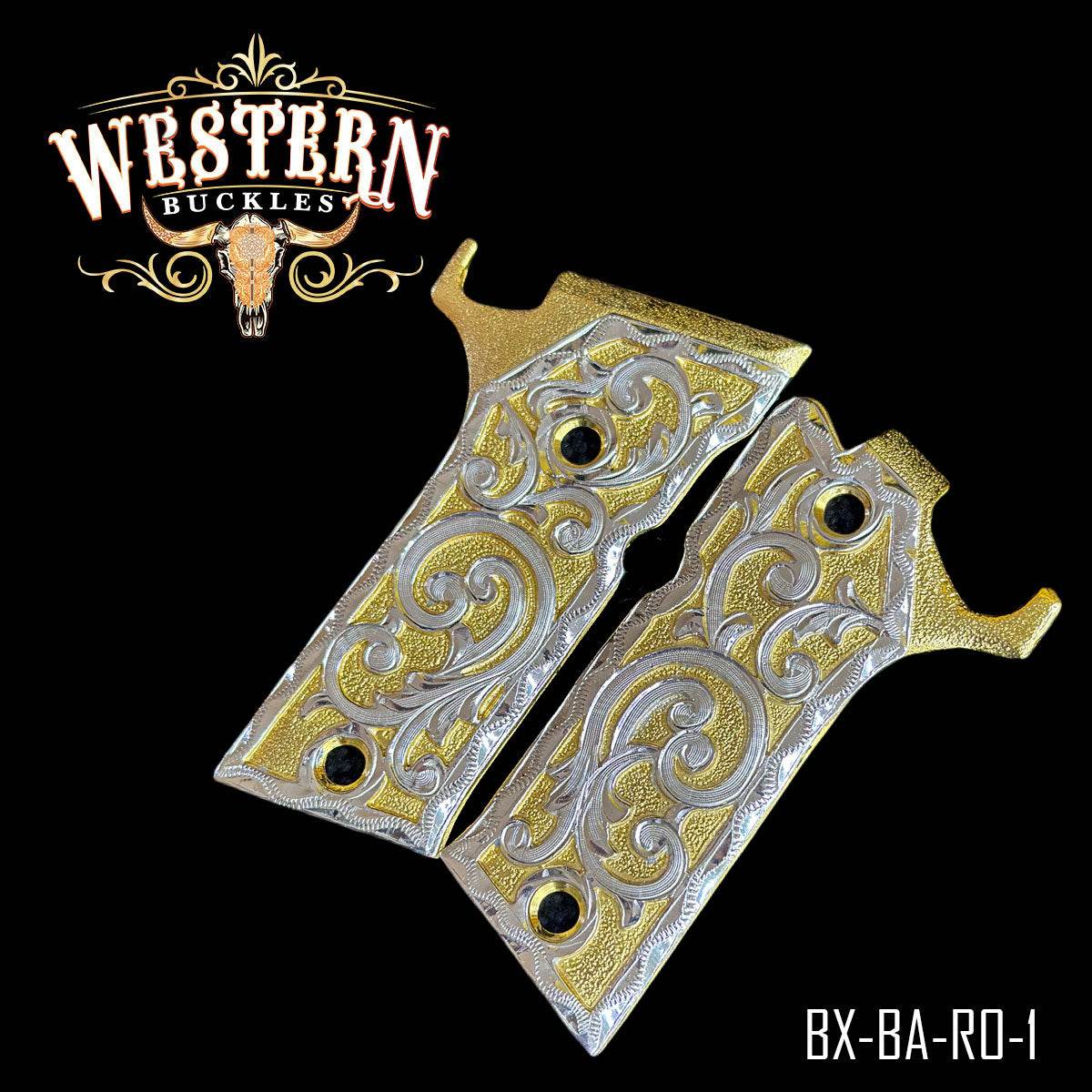 Cachas Beretta 92X Performance Grips Engraving - Western Buckles