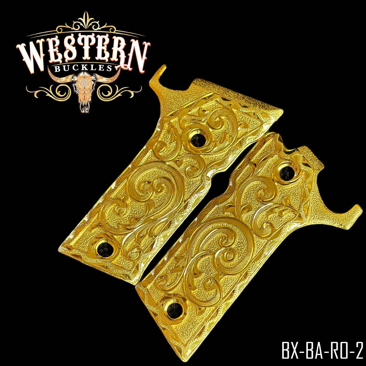 Cachas Beretta 92X Performance Grips Engraving - Western Buckles