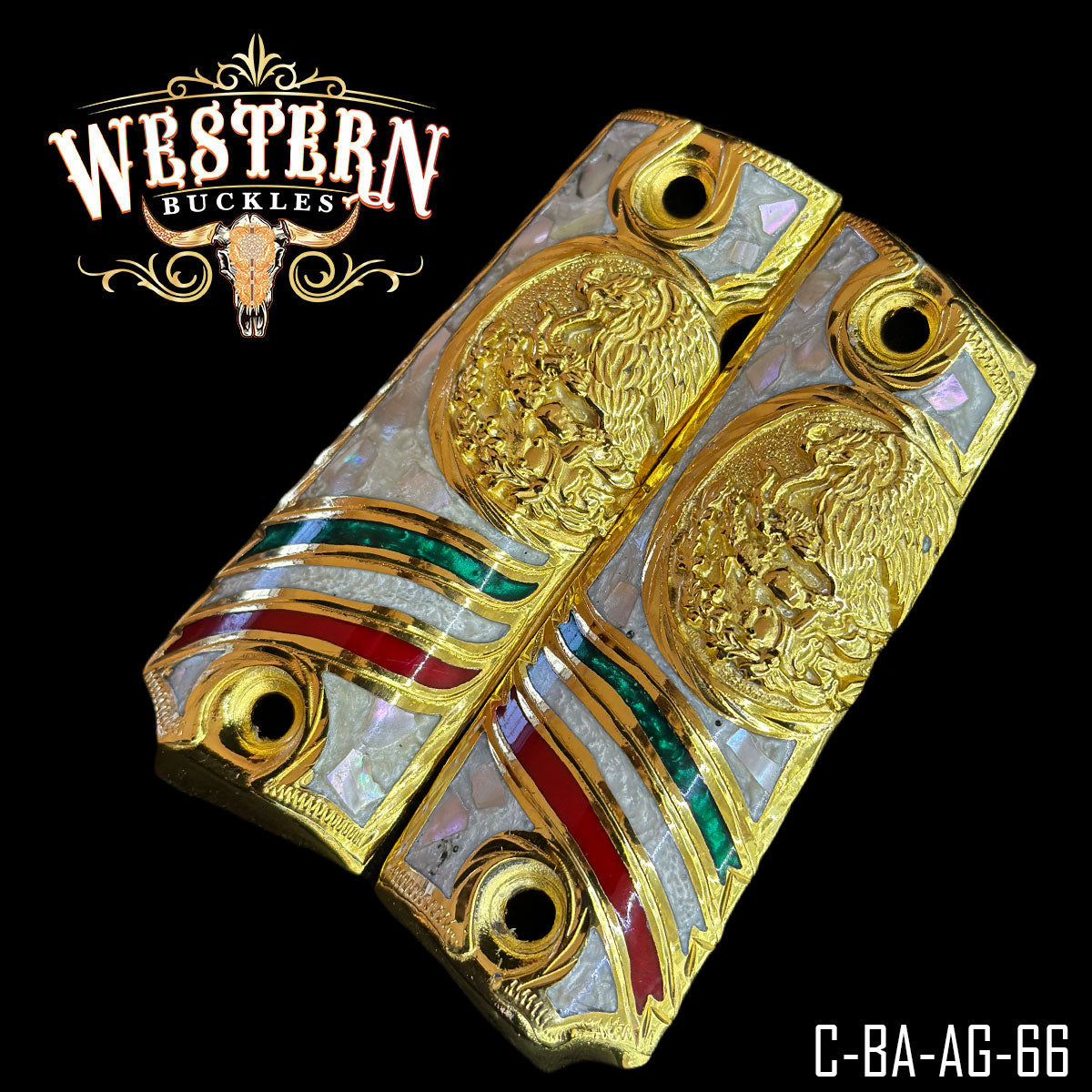 Cachas Colt 1911 Grips Aguila Mexicana Resina