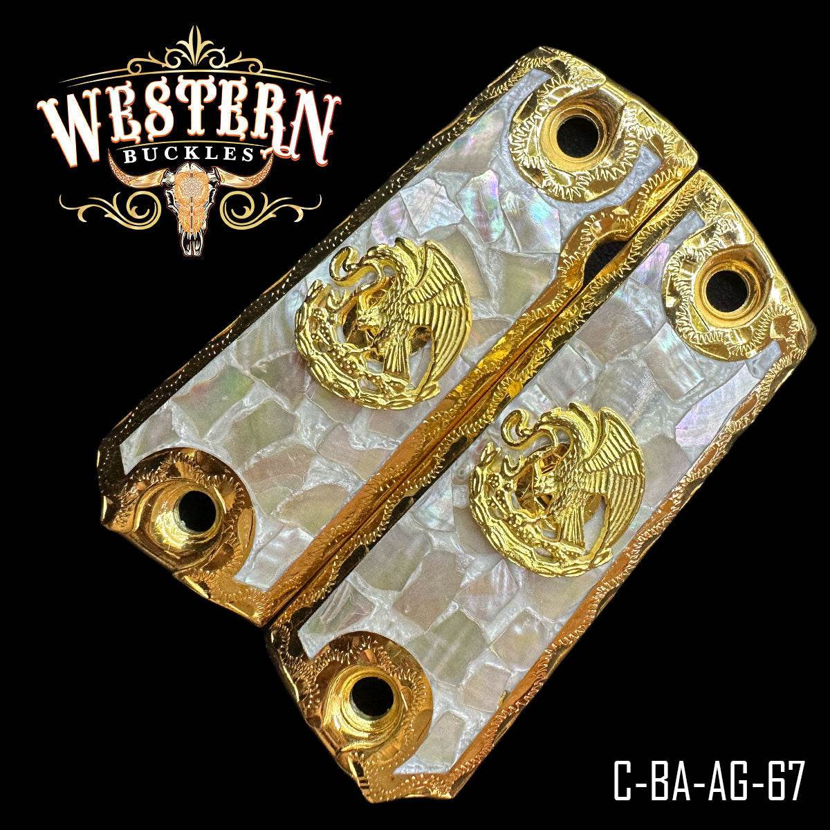 Cacha Colt 1911 Aguila Nacional Resina - Western Buckles