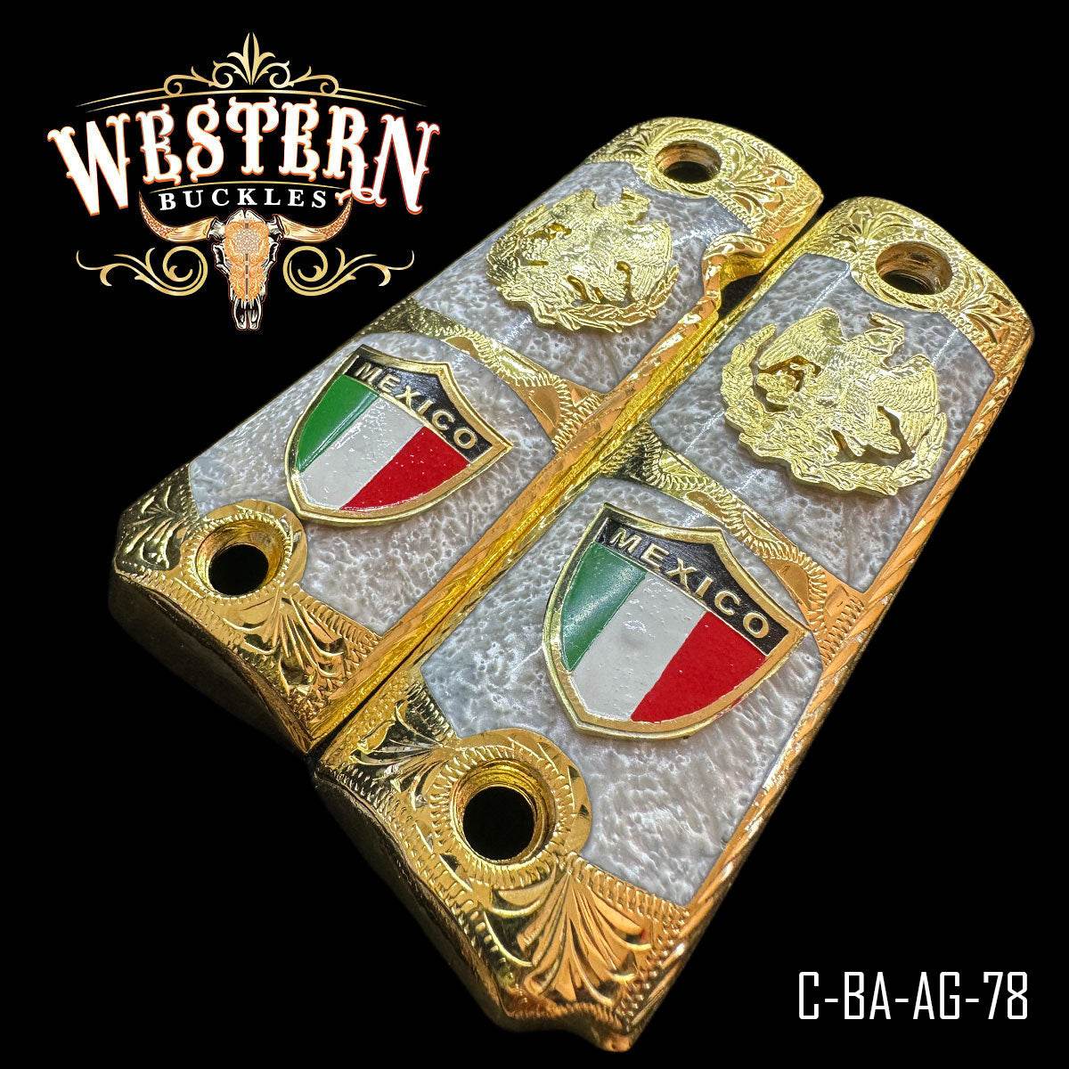 Cacha Colt Aguila Nacional Resina - Western Buckles