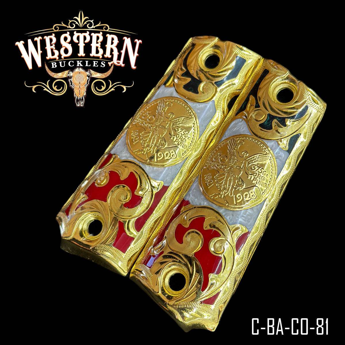 Cachas Colt 1911 Colt Centenario - Western Buckles