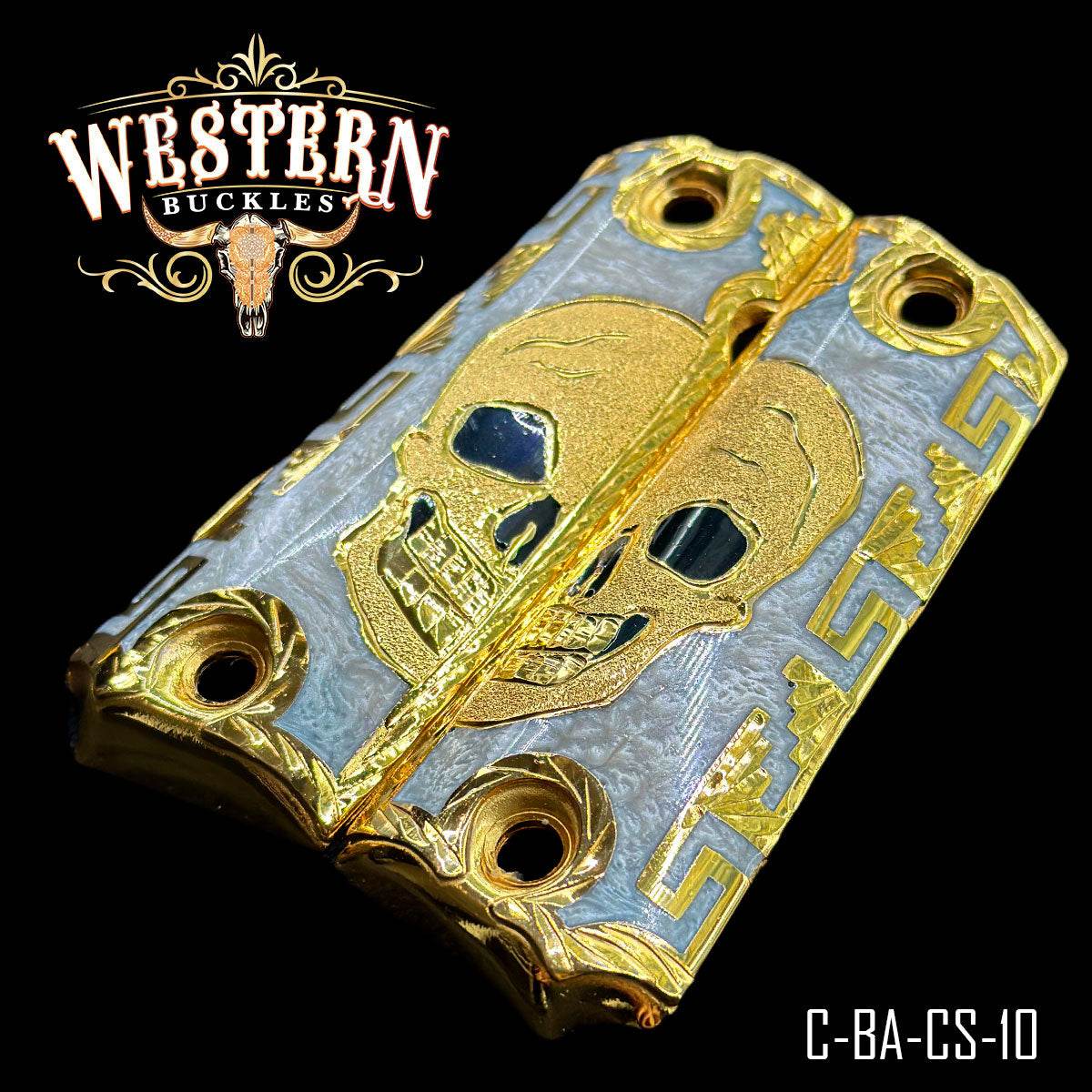 Cachas Colt 1911 Grips Calavera Resina - Western Buckles