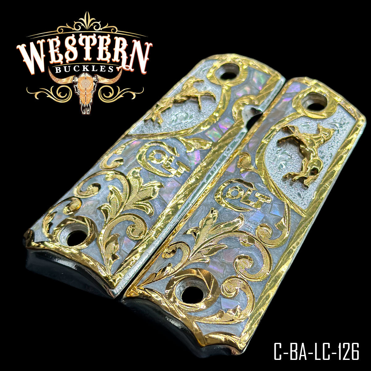 Cachas Colt 1911 Grips Caballo Colt Resina