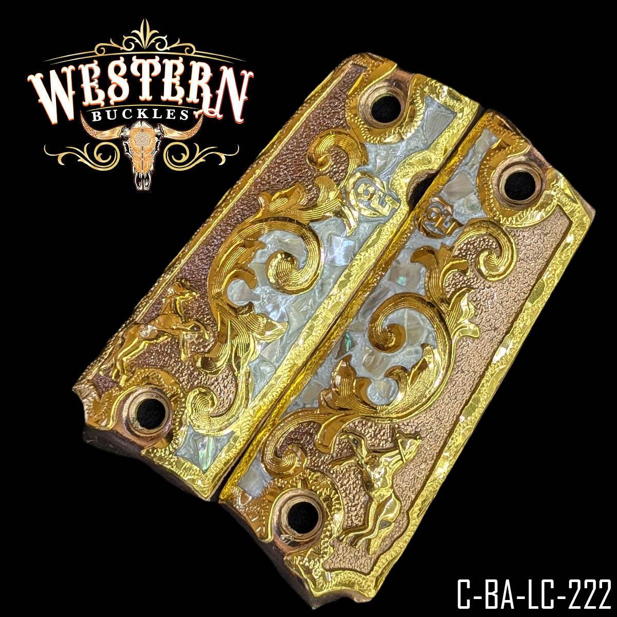 Cachas Colt 1911 Grips Logo Colt - Western Buckles
