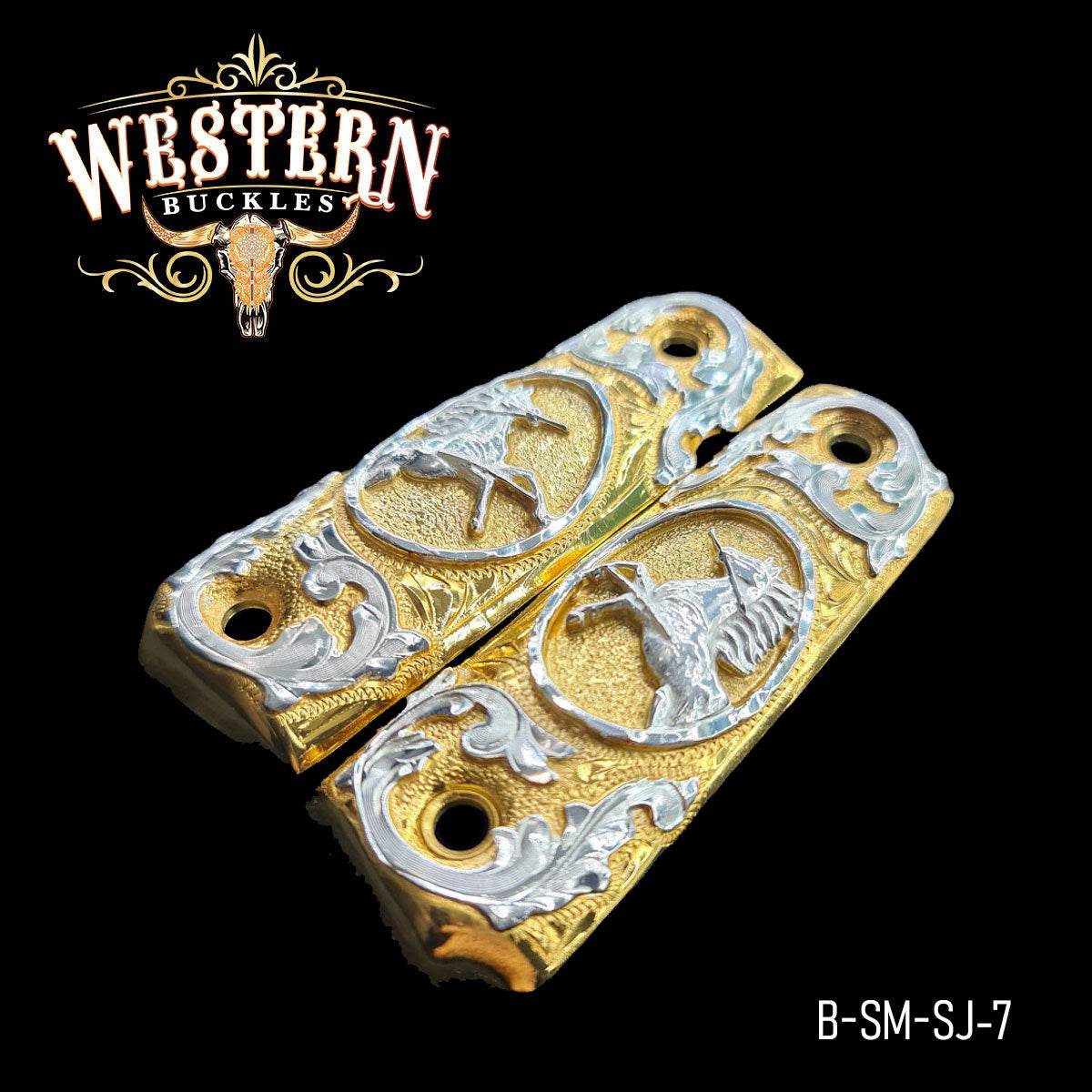 Cacha Colt 1911 Caballo Colt Rameado - Western Buckles