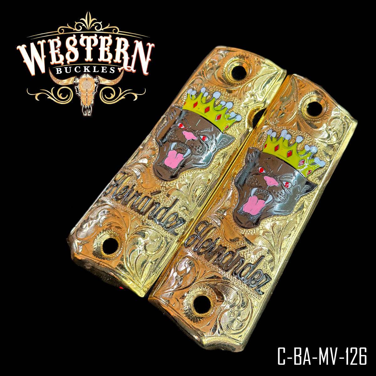 Cachas Colt 1911 Grips Pantera - Western Buckles