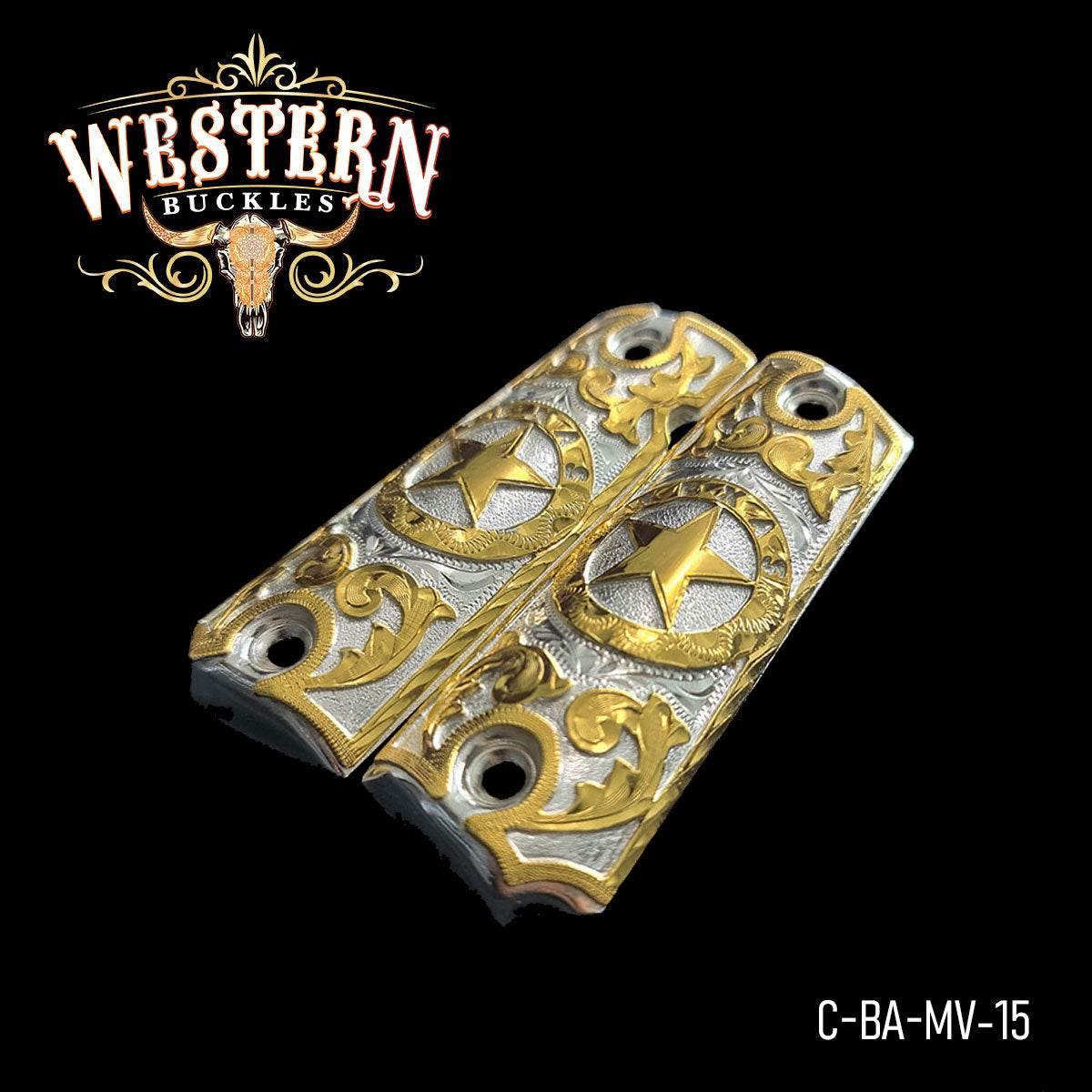 Cacha Colt 1911 Estrella Rameado - Western Buckles