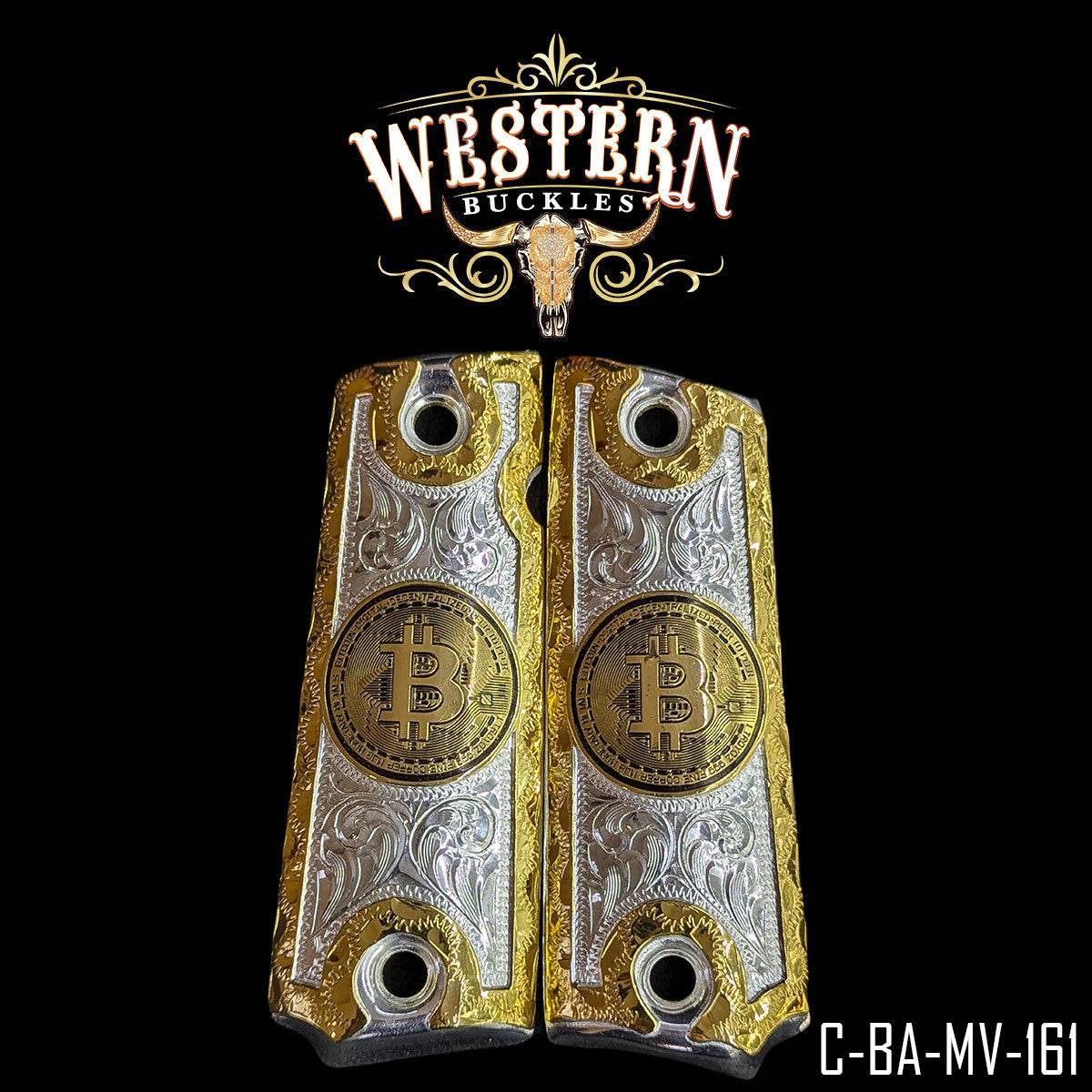 Cachas Colt 1911 Grips Bitcoin - Western Buckles