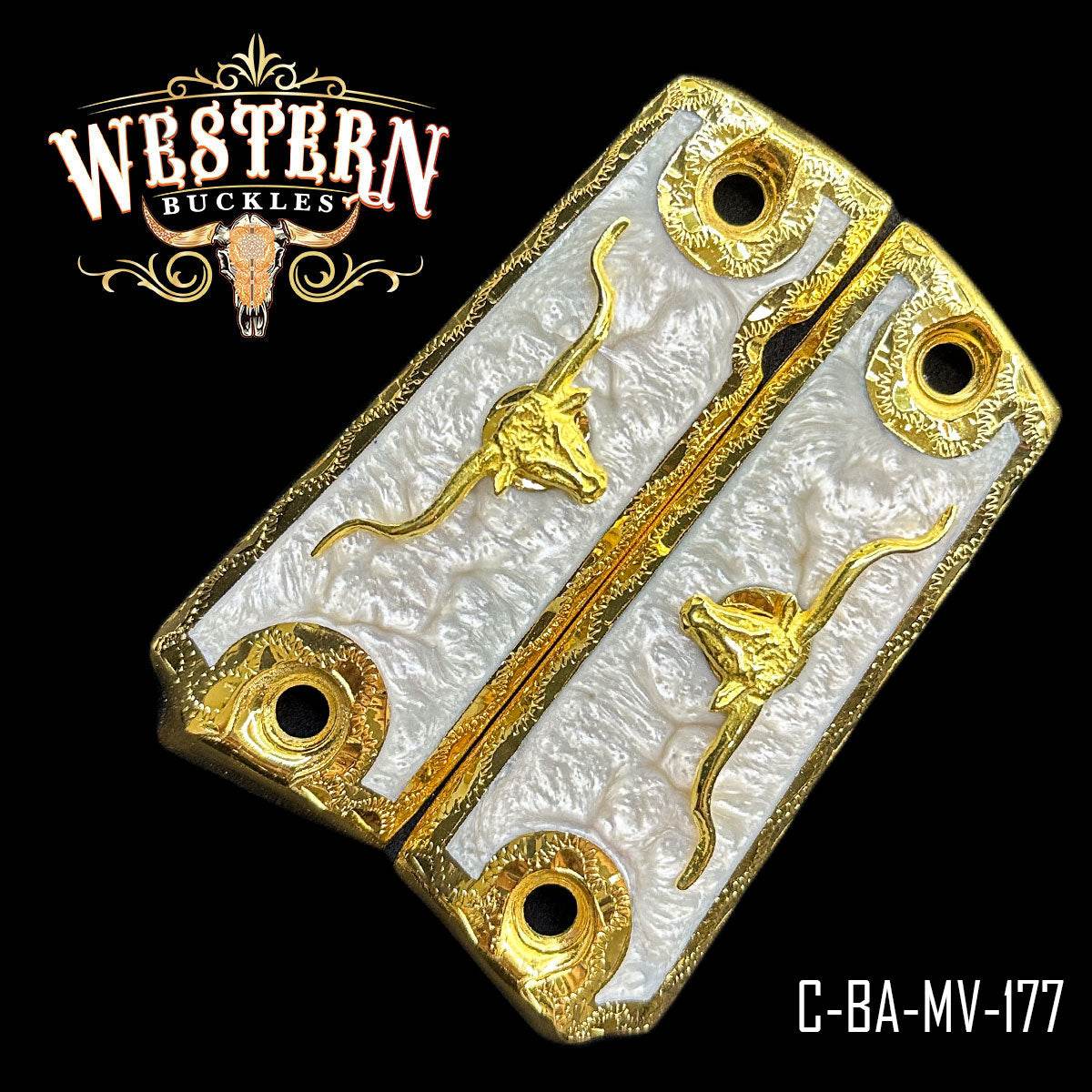 Cacha Colt Logo Taurus Resina - Western Buckles