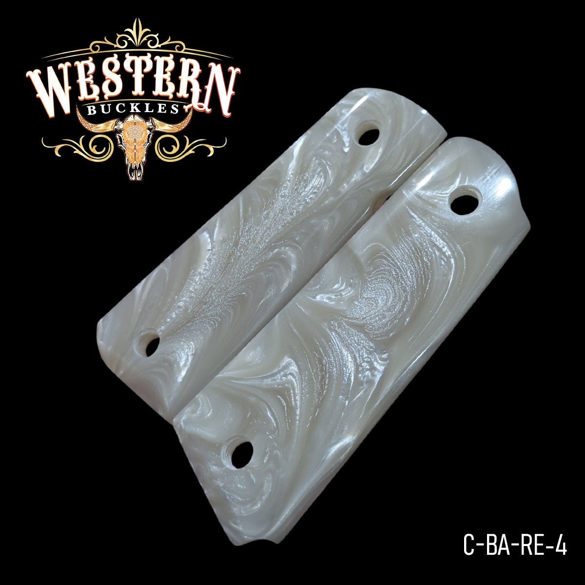 Cachas Colt 1911 Grips De Resina Blanca