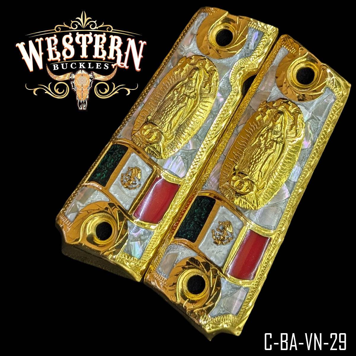 Cachas Colt 1911 Grips Virgen - Western Buckles