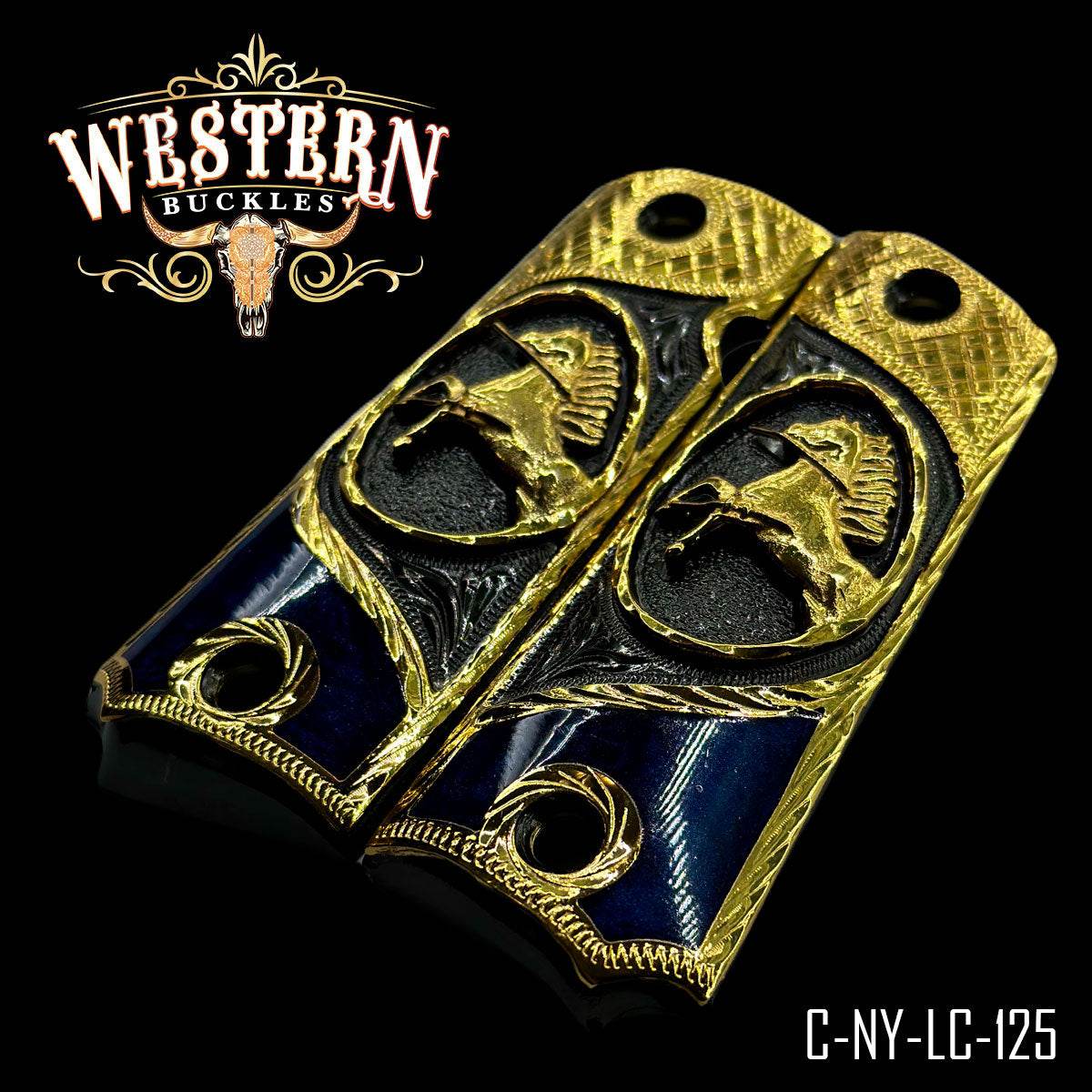 Cachas Colt 1911 Grips Caballo Colt Resina - Western Buckles