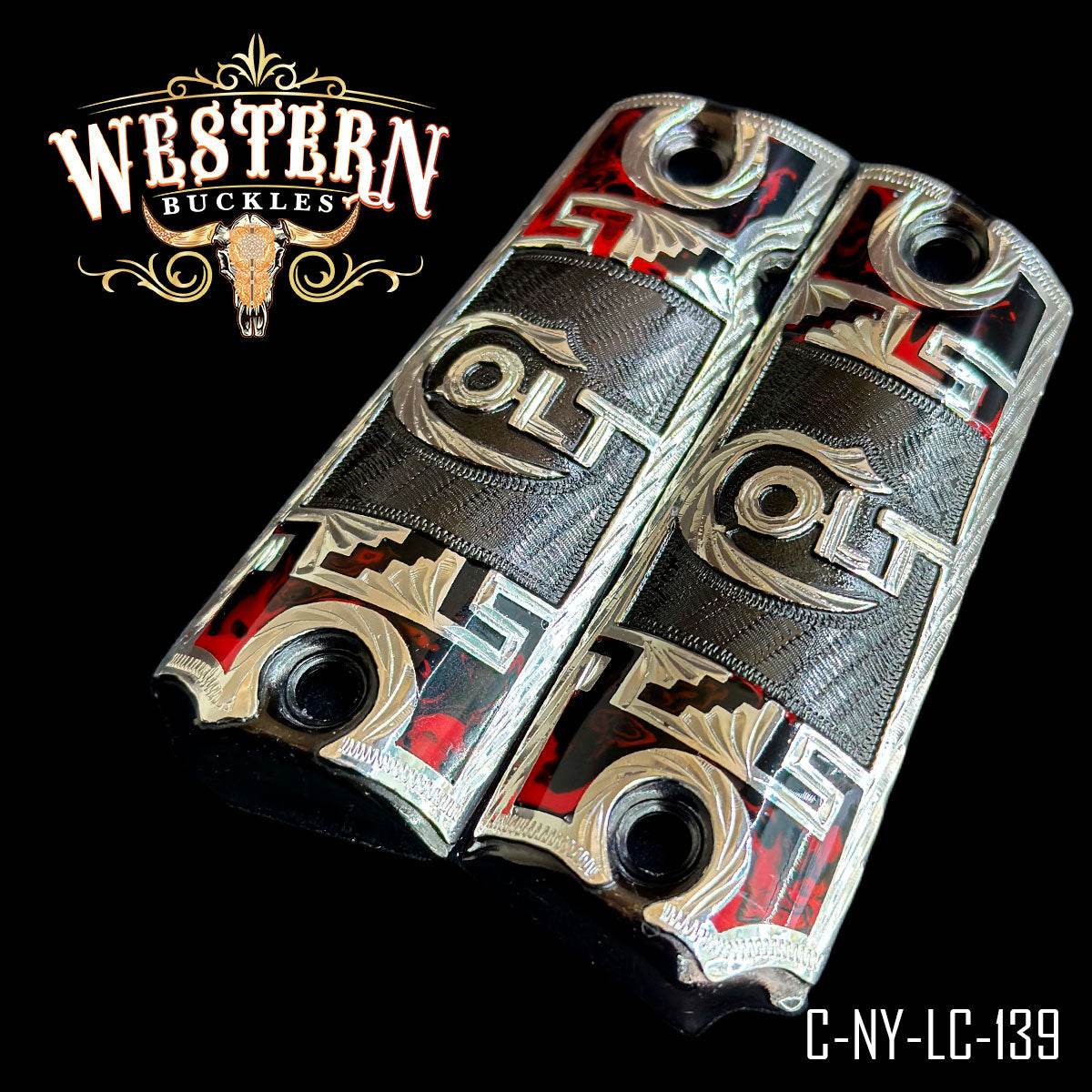 Cachas Colt 1911 Logo Colt - Western Buckles