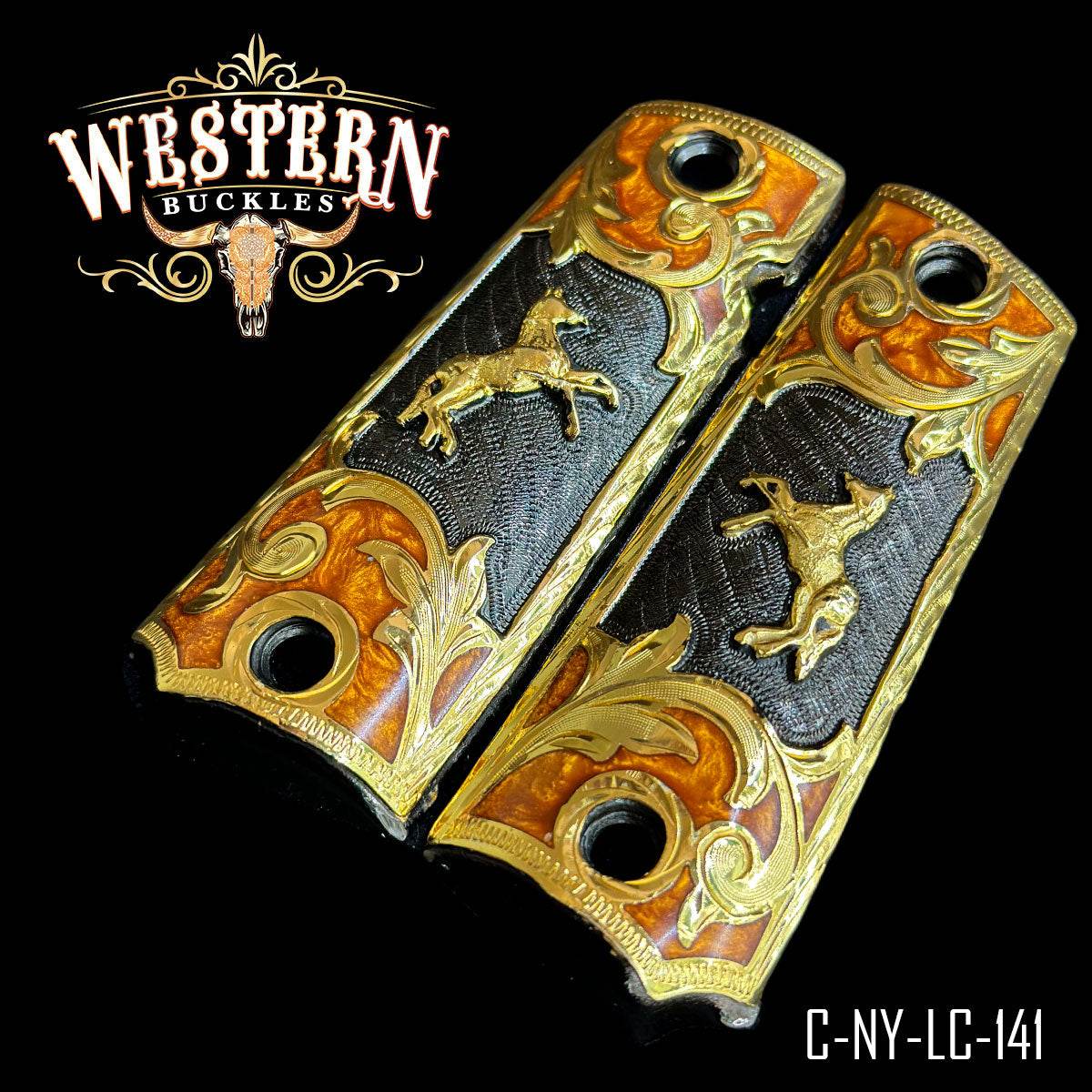 Cachas Colt 1911 Caballo Colt - Western Buckles
