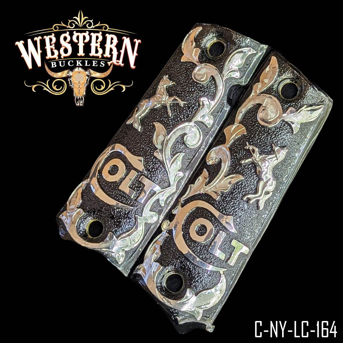 Cachas Colt 1911 Grips Logo Colt - Western Buckles