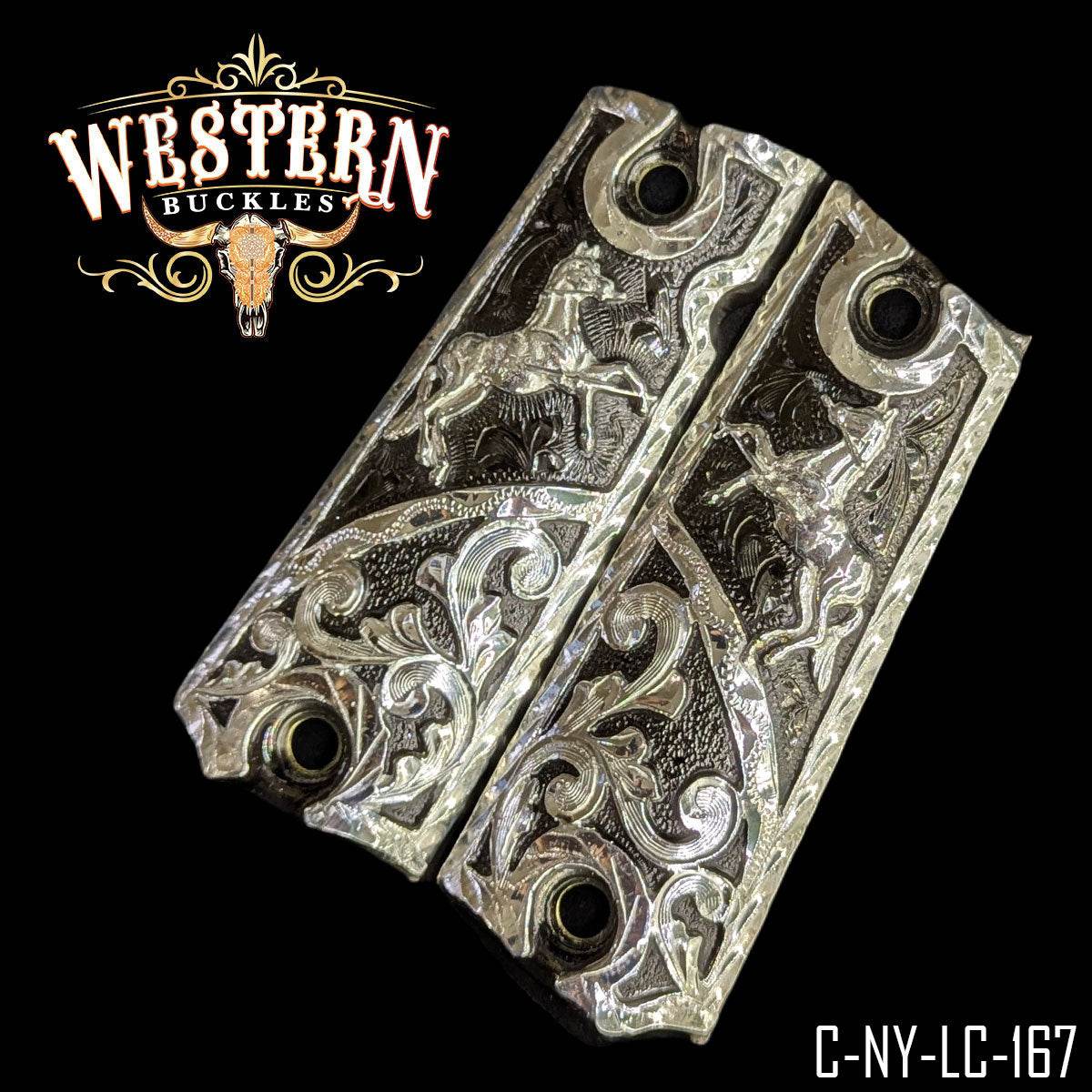 Cachas Colt 1911 Grips Logo Colt - Western Buckles