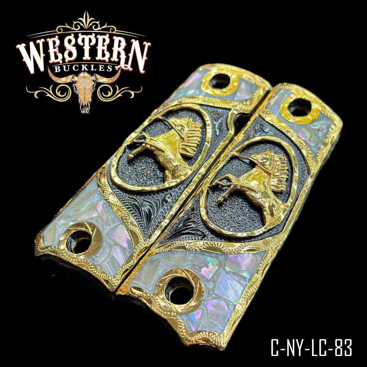 Cachas Colt 1911 Grips Logo Colt Resina - Western Buckles