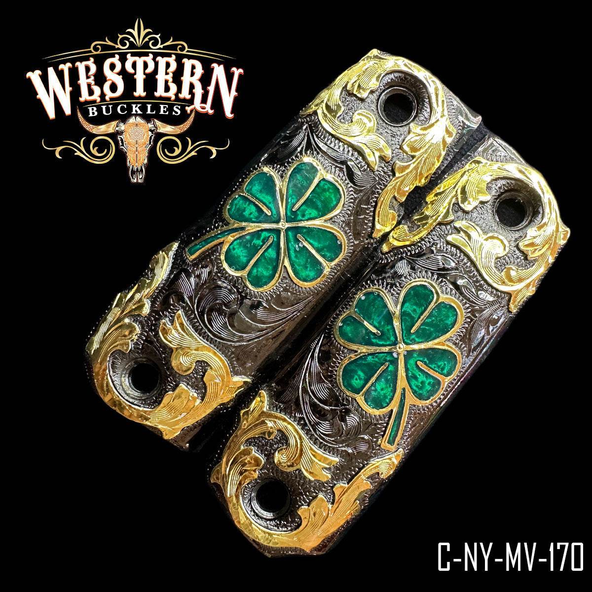 Cacha Colt Trebol Rameada - Western Buckles