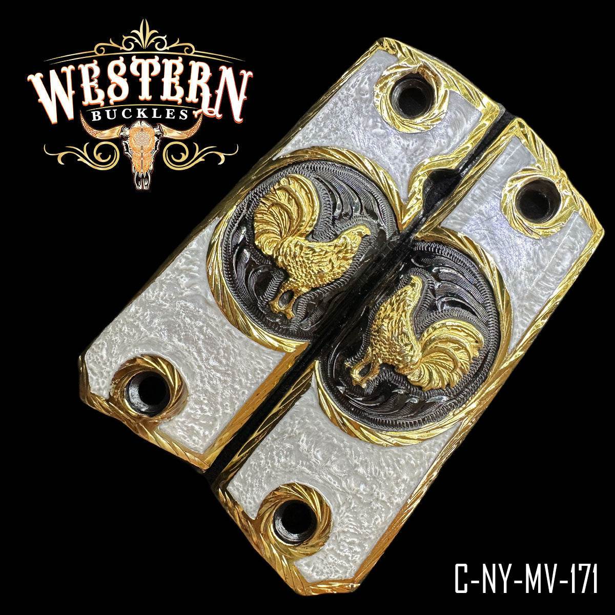 Cachas Colt 1911 Gallo Resina - Western Buckles
