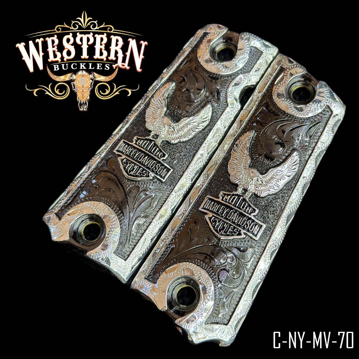 Cachas Colt 1911 Grips Harley Davidson - Western Buckles