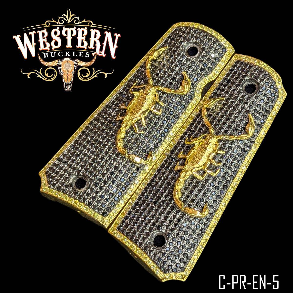 Cachas Colt 1911 Grips PREMIUM Escorpion - Western Buckles