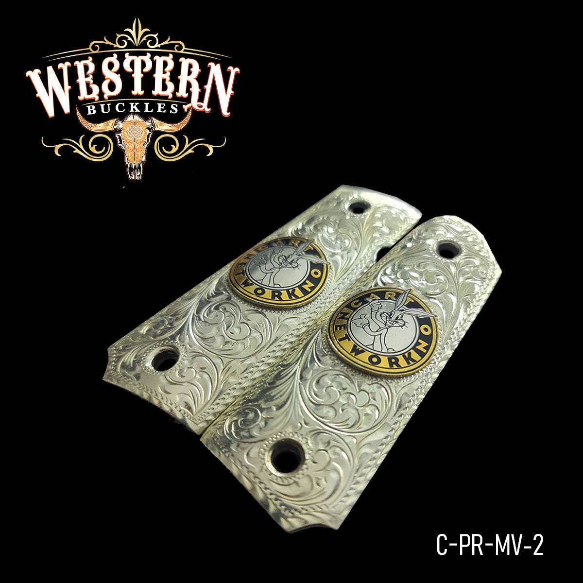 Cacha Colt 1911 Bugs Bunny Oro - Western Buckles