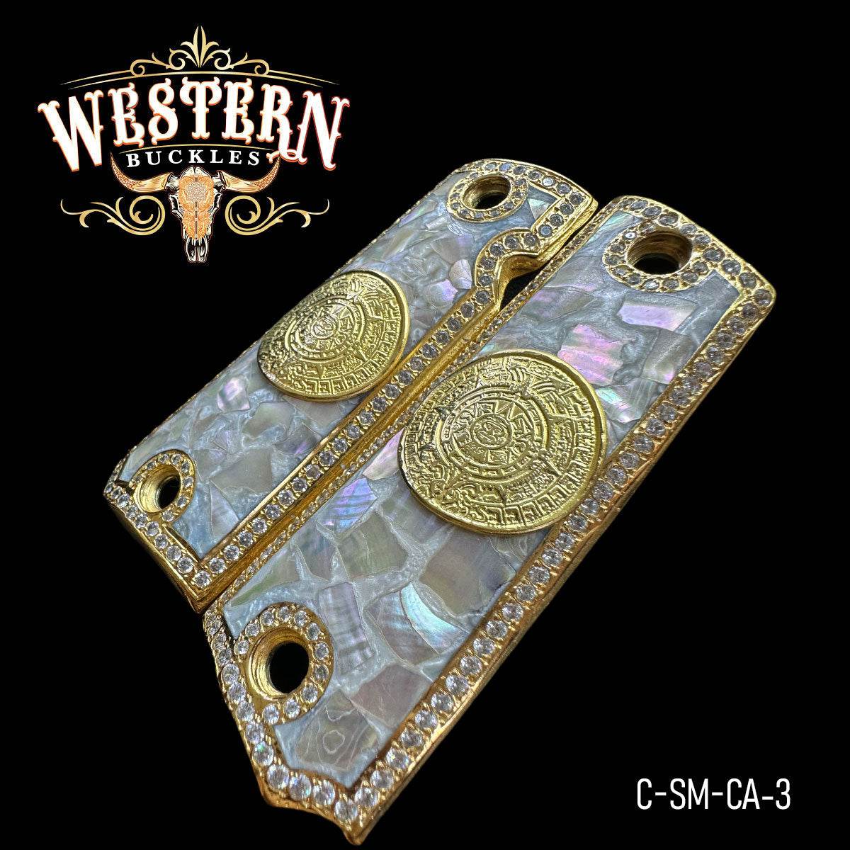 Cachas Colt Calendario Zirconias - Western Buckles