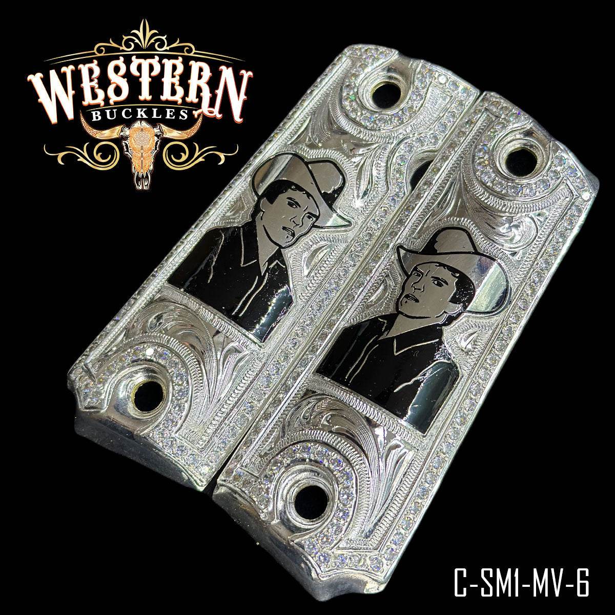 Cachas Colt 1911 Grips Chalino Sanchez - Western Buckles