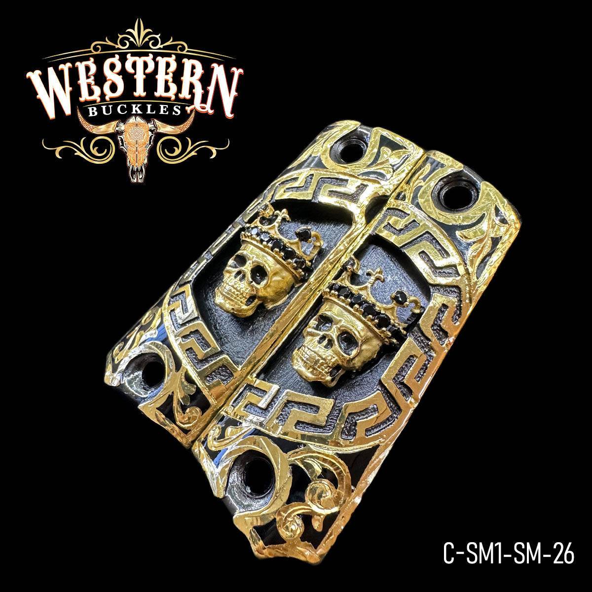 Cachas Colt 1911 Grips Santa Muerte Piedras. - Western Buckles