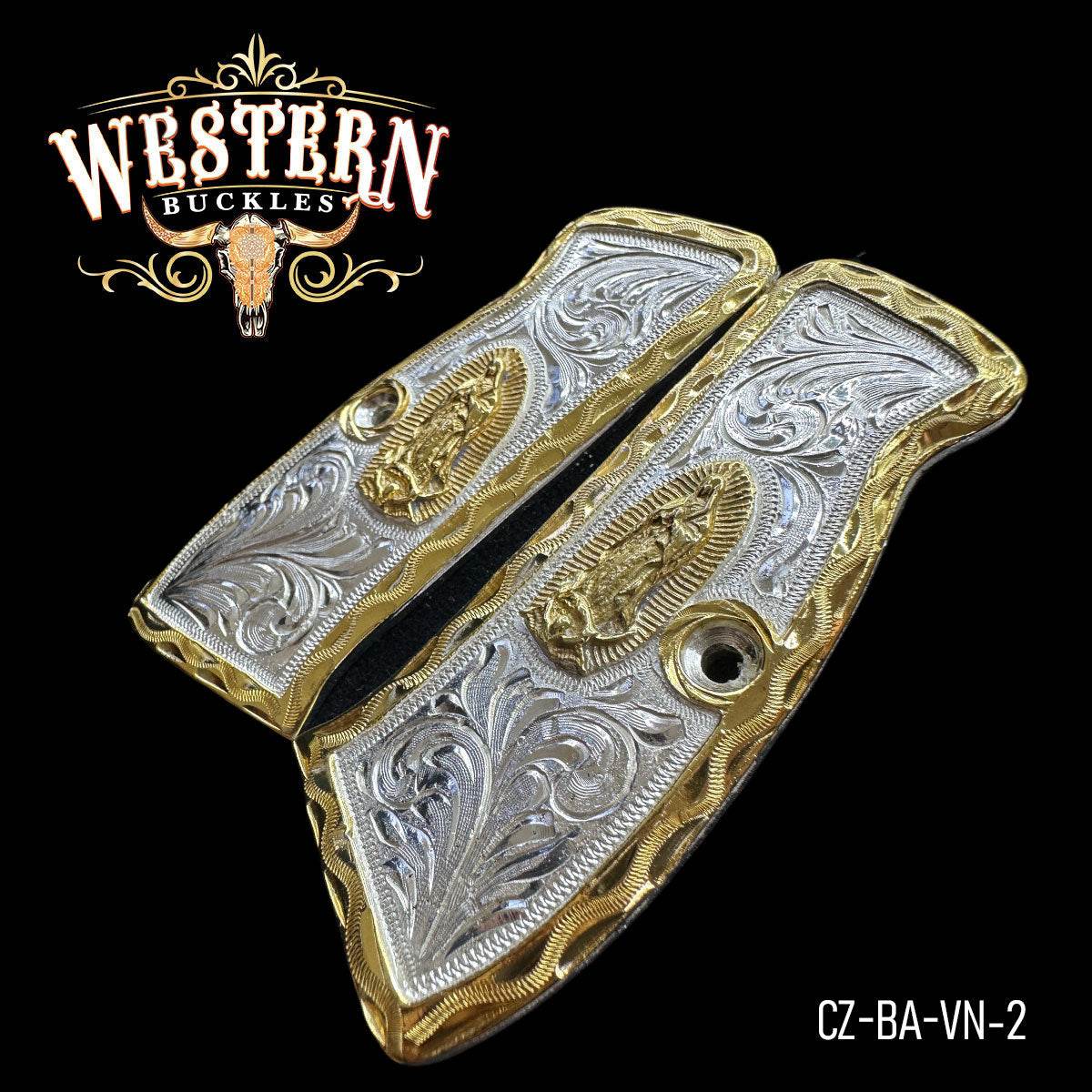 Cachas CZ 9mm Grips Virgin. - Western Buckles