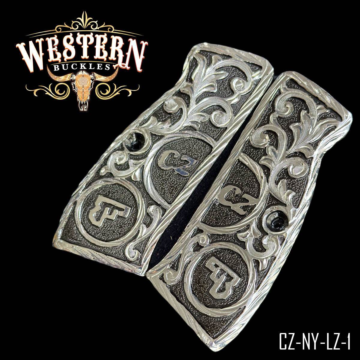 Cachas CZ 9mm Grips Logo CZ - Western Buckles