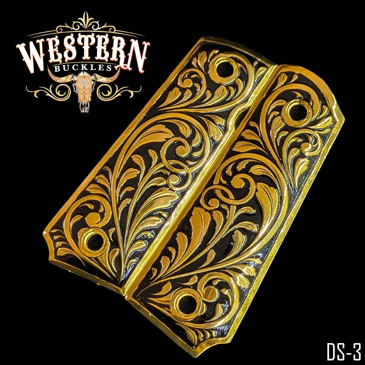 Cachas Colt 1911 Grips Rameado En Grabado Laser Con Pintura Horneada - Western Buckles