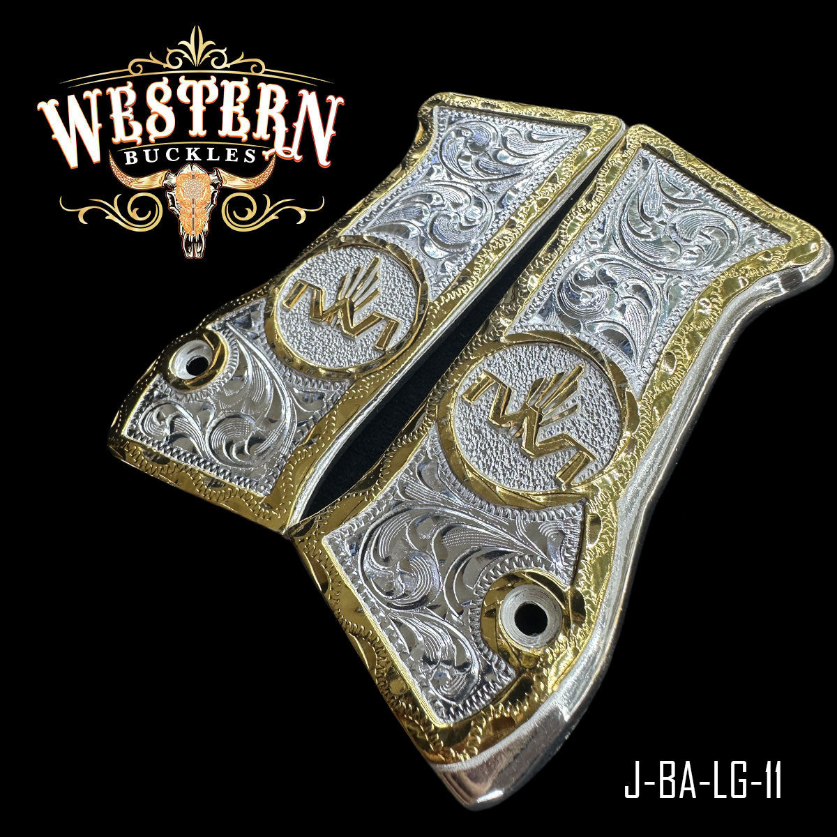 Cacha Jericho Logo IWI Nickel y Oro