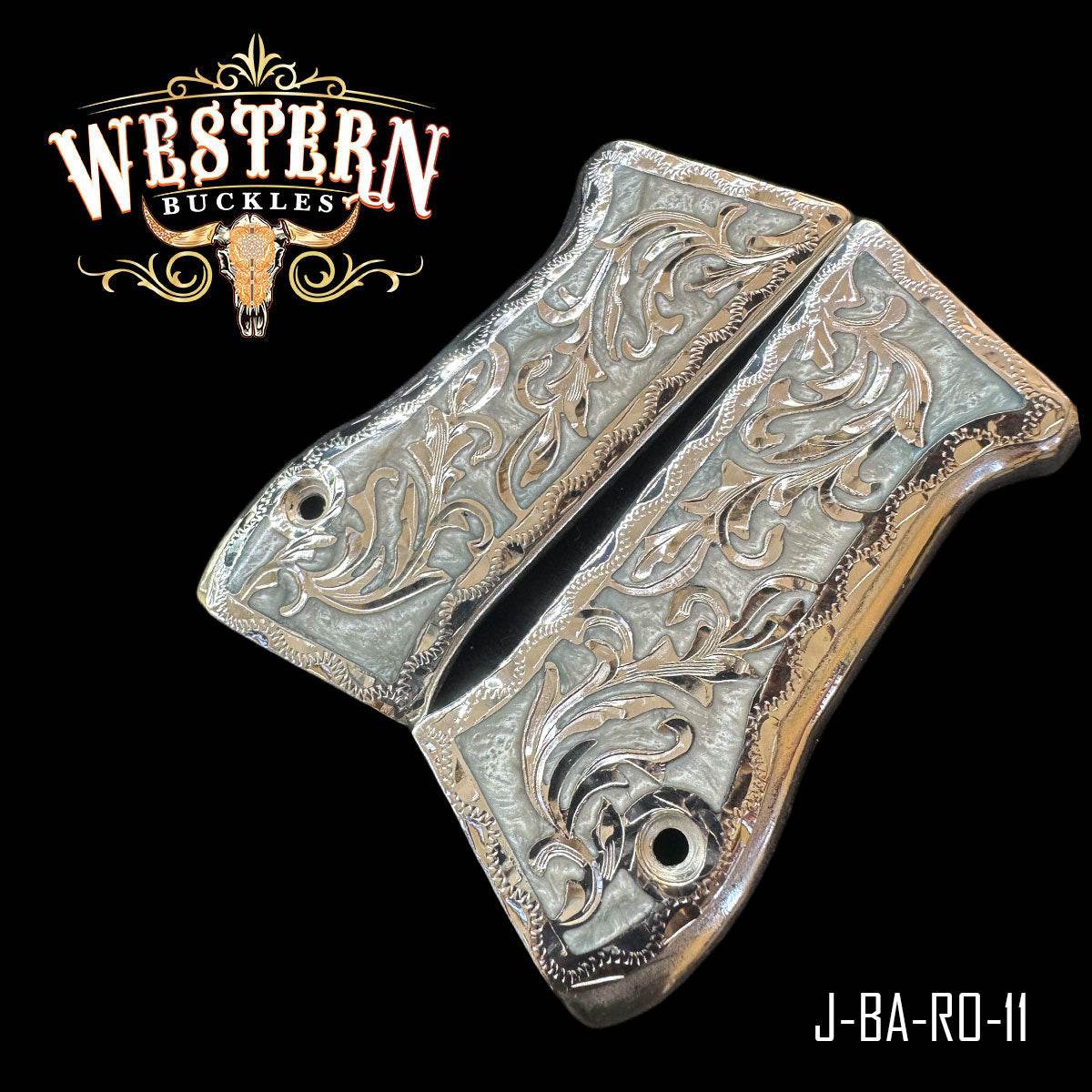 Cacha Jericho Rameada con Resina. - Western Buckles