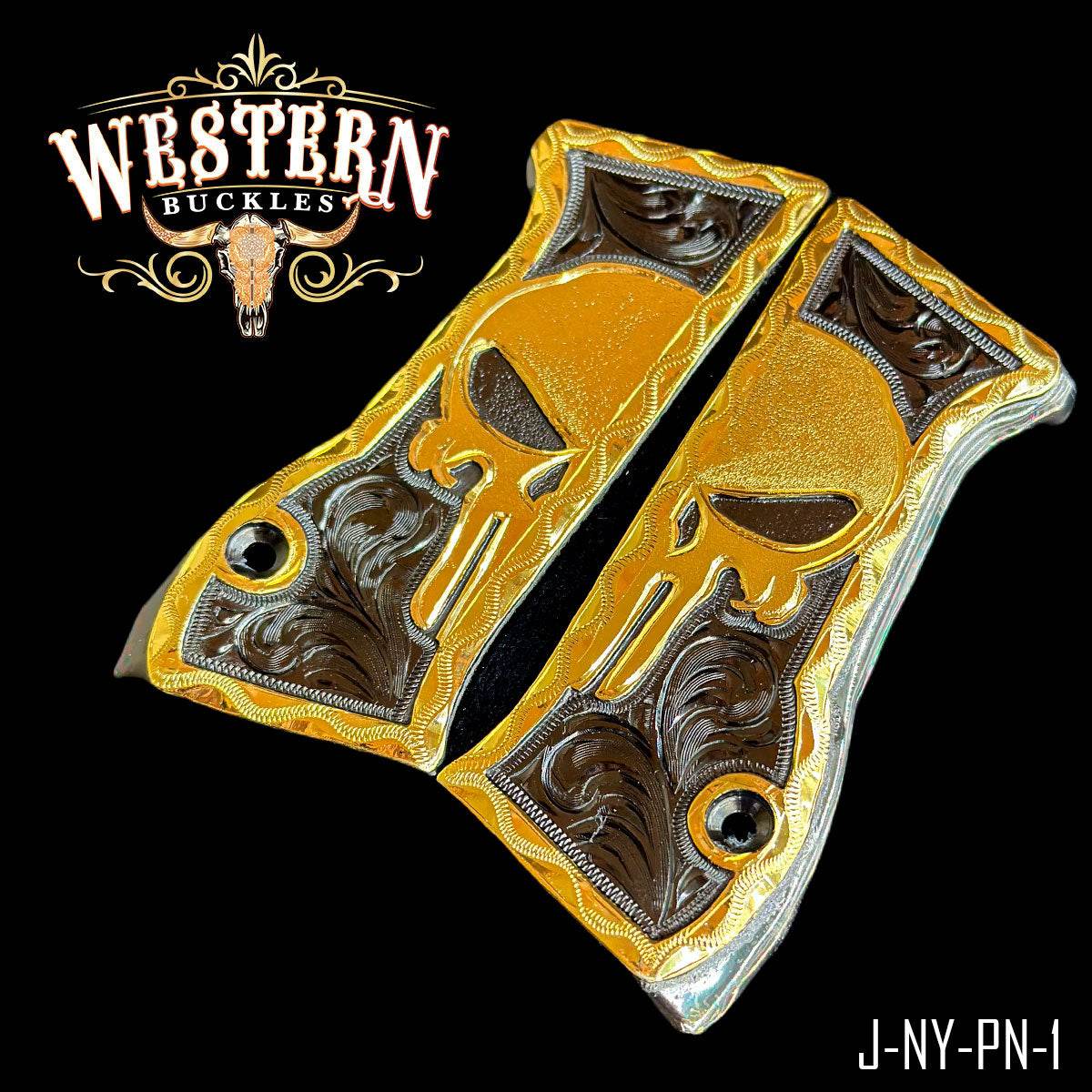 Cachas Jericho 941 Grips Punisher - Western Buckles