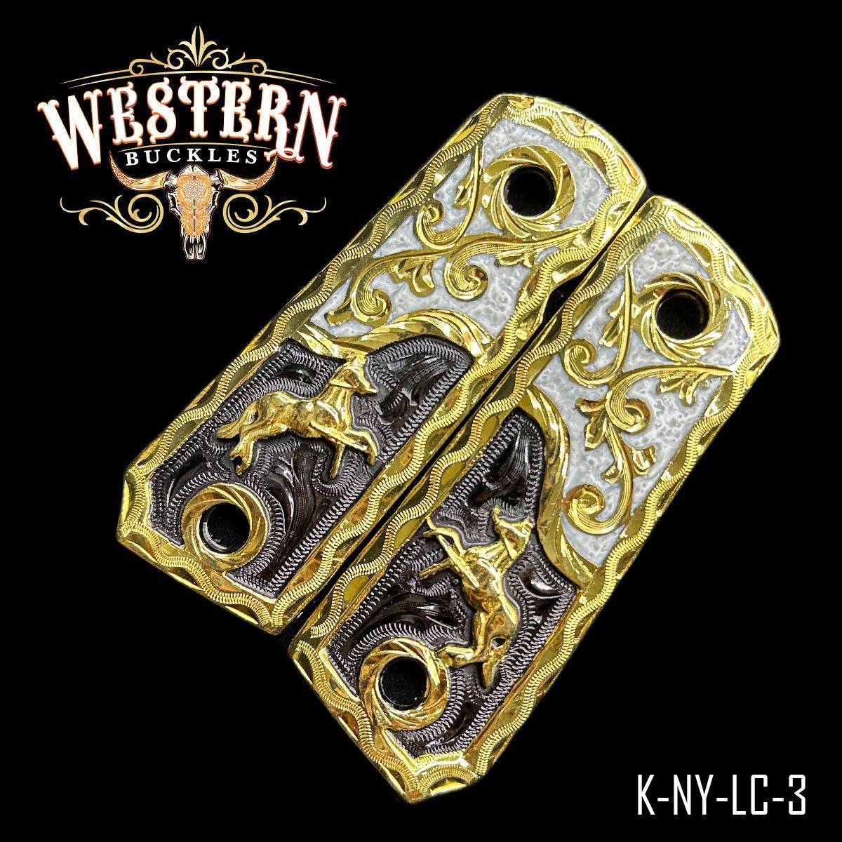 Cacha Colt Compact Caballos Resina - Western Buckles