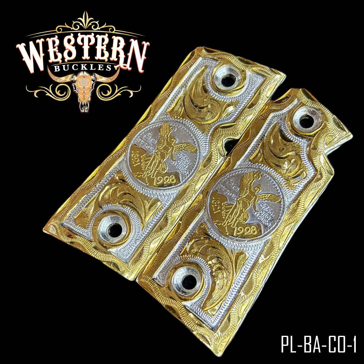 Cachas Colt Pocket Lite 380 Centenario - Western Buckles